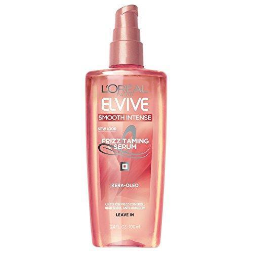 L'Oreal L'Oreal L'Oréal Paris Elvive Smooth Intense Frizz Taming Serum 3.4 Fl Oz Health & Beauty White Smoke