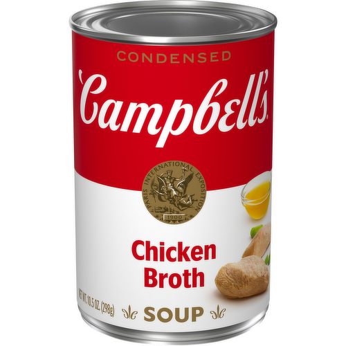 Campbell's Campbell's Soup, Condensed, Chicken Broth - 10.5 Ounce Soups & Broths White Smoke