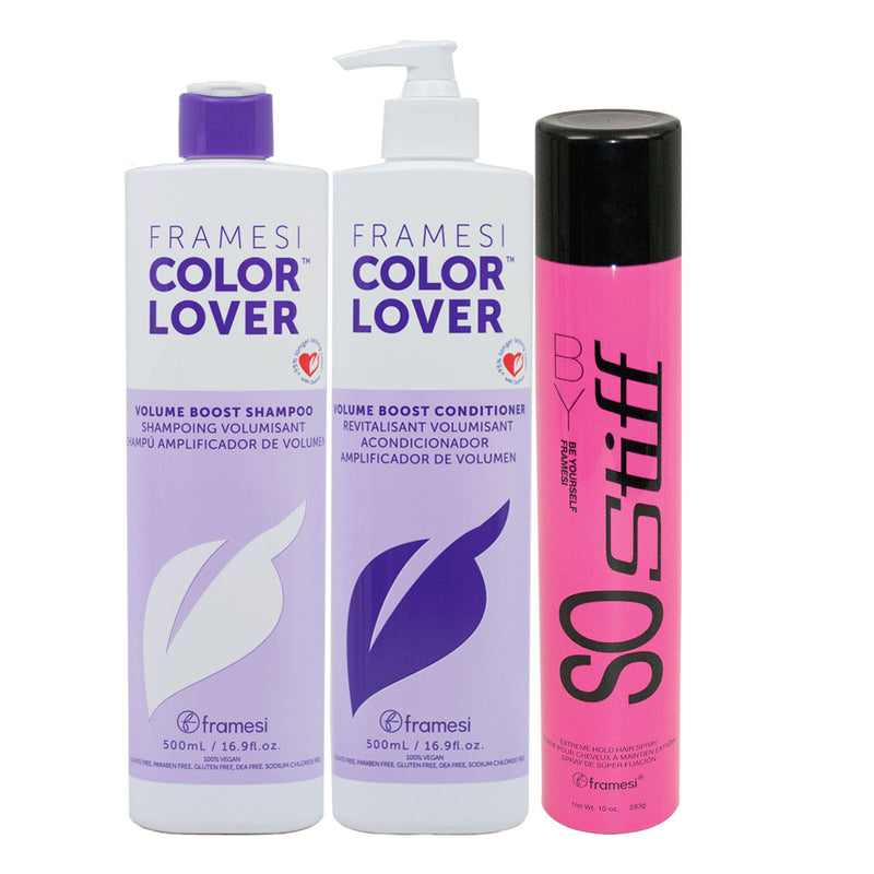 Framesi Framesi Color Lover Volume Boost Conditioner 16.9 Oz Conditioners White Smoke