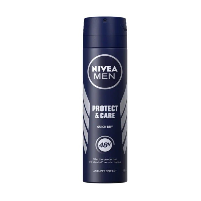 Nivea Nivea Men Protect & Care Antiperspirant Deodorant Spray 150 Ml Deodorant Midnight Blue