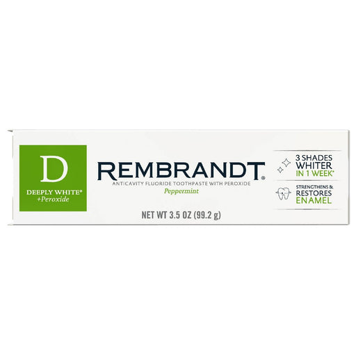 Rembrandt Rembrandt Deeply White & Peroxide Whitening Toothpaste - Peppermint Toothpaste White Smoke