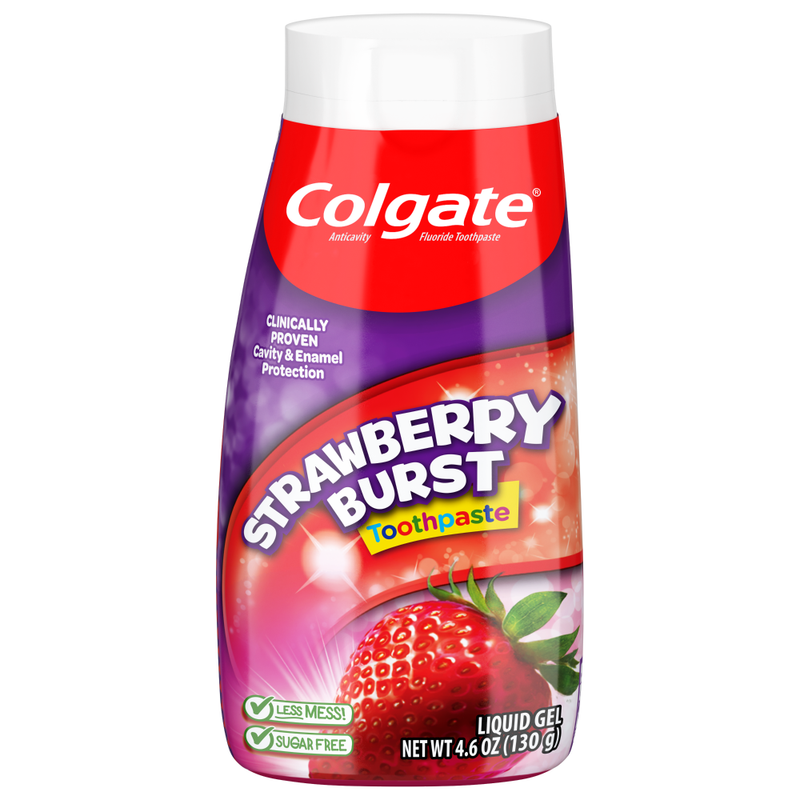 Colgate Colgate Liquid Gel Strawberry Burst Toothpaste Toothpaste White Smoke