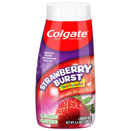 Colgate Colgate Liquid Gel Strawberry Burst Toothpaste Toothpaste White Smoke