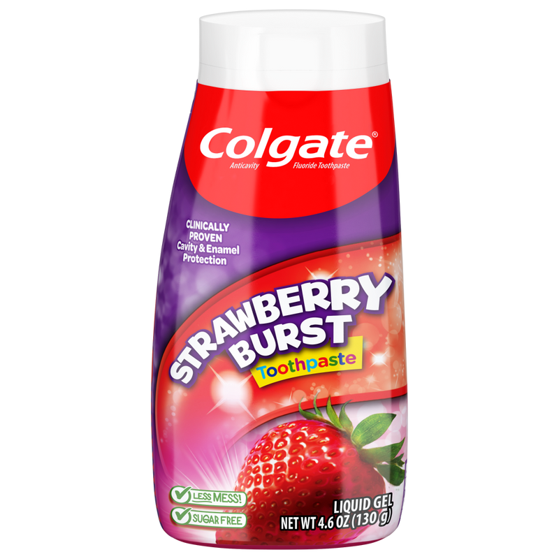 Colgate Colgate® Liquid Gel Toothpaste – Strawberry Burst Toothpaste White Smoke
