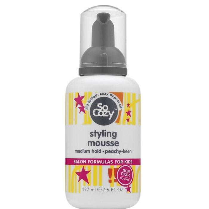 SoCozy SoCozy Behave Styling Mousse, Medium Hold, 6 Oz Hair Styling Products White Smoke