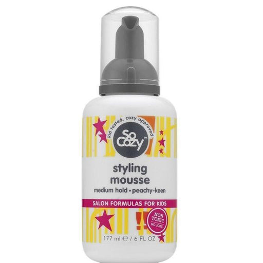 SoCozy SoCozy Behave Styling Mousse, Medium Hold, 6 Oz Hair Styling Products White Smoke