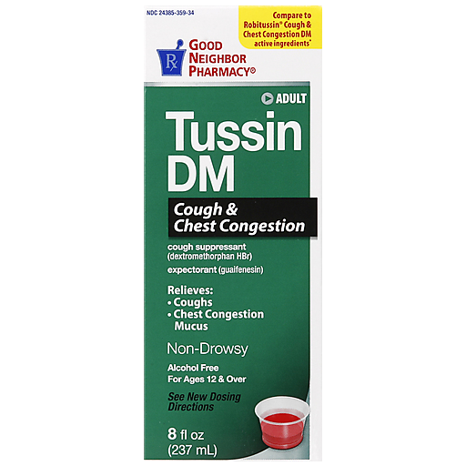 Good Neighbor Pharmacy Good Neighbor Pharmacy Gnp Tussin Dm Syr 8 Oz Medicine & Drugs Dark Slate Gray