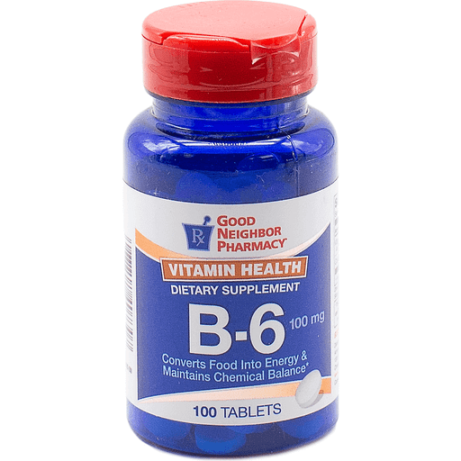 Good Neighbor Pharmacy Good Neighbor Pharmacy Gnp Vit B-6 100 Vitamins & Supplements White Smoke