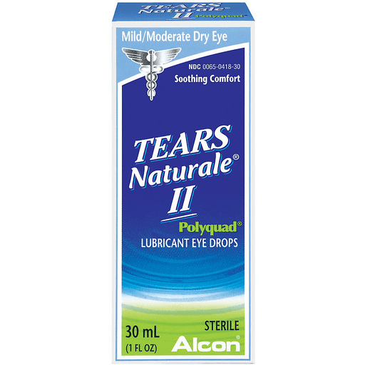 Alcon Alcon Lubricant Eye Drops Tears Naturale II Polyquad 1 Oz Box Eye Drops & Lubricants Dark Slate Blue