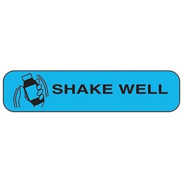 Apothecary Products Apothecary Products Label Shake Well 1X Health & Beauty Deep Sky Blue