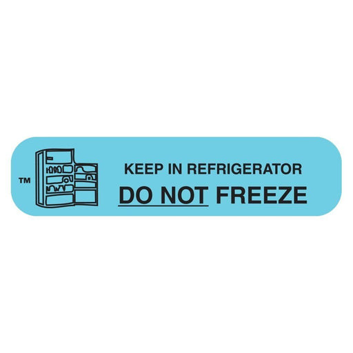 Apothecary Products Apothecary Products Do Not Freeze Blue Pharmacy Auxiliary Bottle Labels Labels & Tags Sky Blue