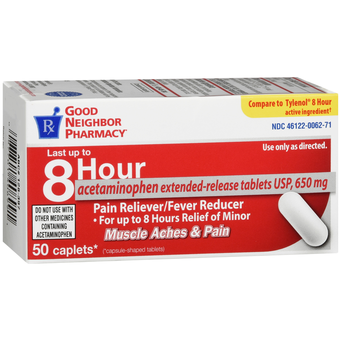 0 GNP Acetaminophen 650 Mg 8 Hour ER Pitch Counters Lavender