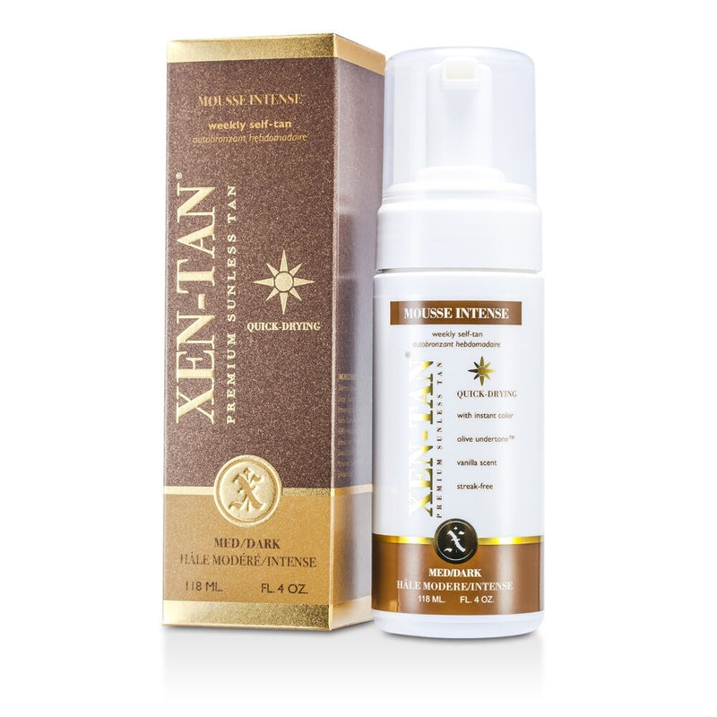 0 Xen Tan Mousse Intense: Weekly SelfTan (Med / Dark) 118ml/4oz Health & Beauty White Smoke