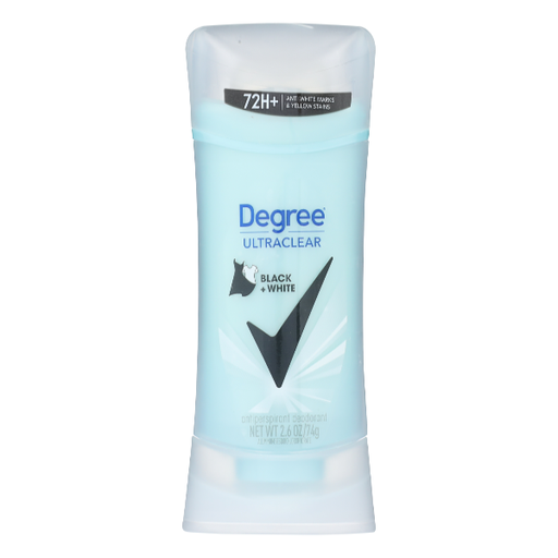Degree Degree Women UltraClear Antiperspirant Deodorant, Black+White, 2.6 oz Stick Deodorant & Anti-Perspirant Powder Blue