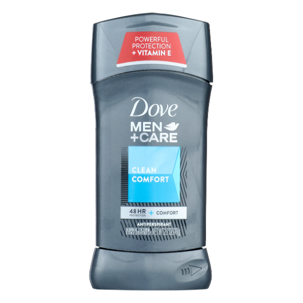 Dove Dove Men Plus Care Antiperspirant Deodorant Stick Clean Comfort 2.7 Oz Deodorant & Anti-Perspirant Light Slate Gray