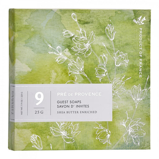 Pre de Provence Pre de Provence Luxury Guest Soap Gift Set Of 9 - Green Bar Soap Light Gray