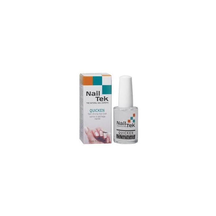 Nail Tek Nail Tek Quicken Fast Drying Top Coat, 0.5 Fluid Ounce Nail Care Gray