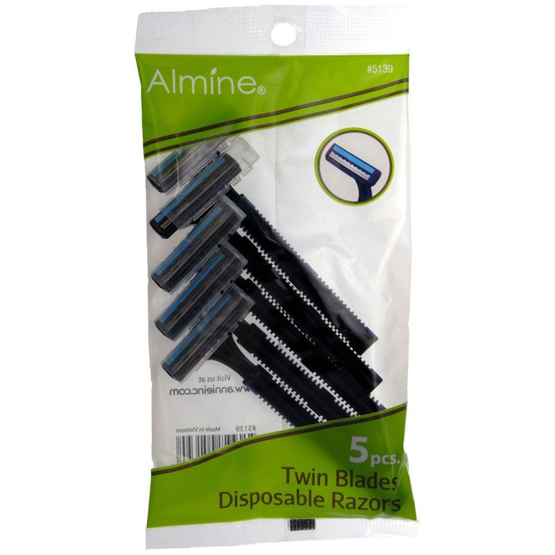 Almine Almine Twin Blades Disposable Razors Razors & Razor Blades White Smoke