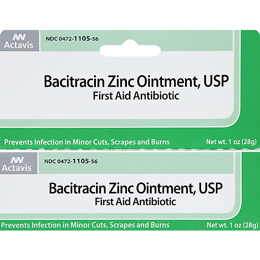 Actavis Actavis First Aid Antibiotic, Bacitracin Zinc Ointment, Usp 1 Oz First Aid Lavender