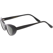 zeroUV Women's Small Retro True Vintage Cat Eye Sunglasses C661 Sunglasses White Smoke Black Smoke,Tortoise Smoke