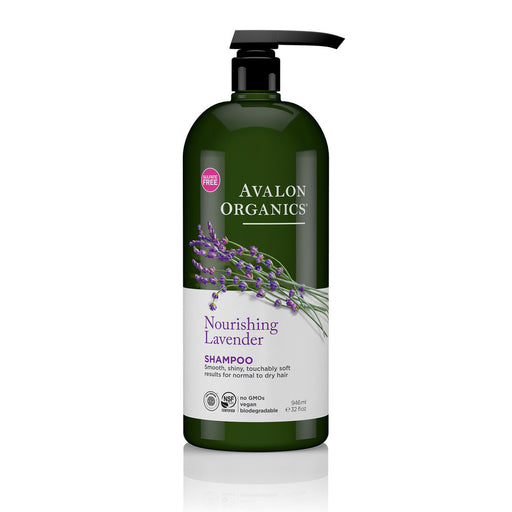 Avalon Organics Avalon Organics Nourishing Lavender Shampoo 32 Fl. Oz. Pump Shampoo White Smoke