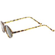 zeroUV Indie Dapper True Vintage Round Oval Sunglasses C655 Sunglasses White Smoke Yellow Tortoise Smoke,Orange Tortoise Smoke,Black Smoke
