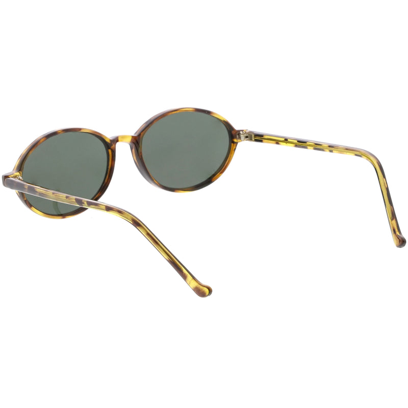 zeroUV Indie Dapper True Vintage Round Oval Sunglasses C655 Sunglasses White Smoke Yellow Tortoise Smoke,Orange Tortoise Smoke,Black Smoke