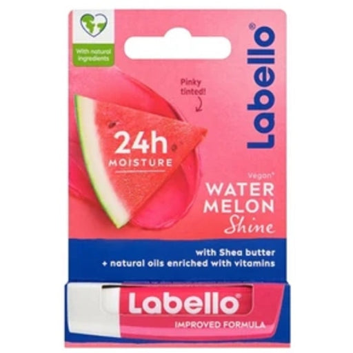 Labello Labello Balzam Na Pery 4.8g Watermelon Shine Lip Balms & Treatments Light Coral