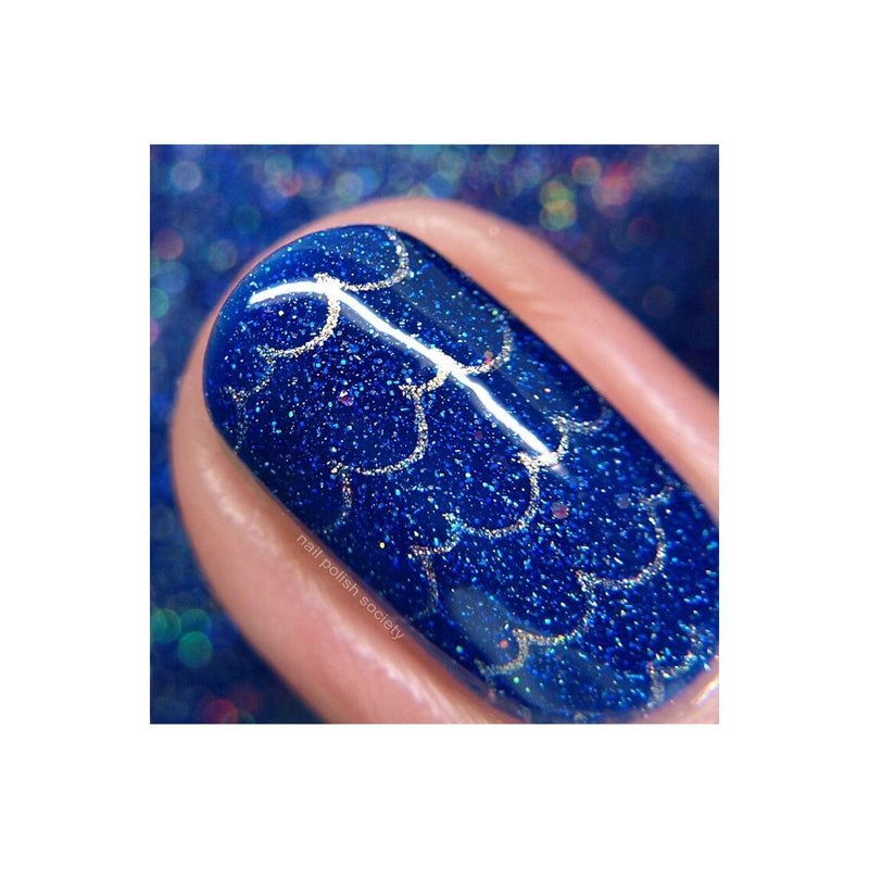 UberChic Beauty Collection 28 Stamping Plate Midnight Blue
