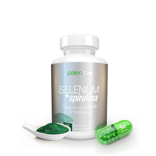 Paleolife Selenium & Spirulina SELENIUM + SPIRULINA White Smoke 3x2,1 Pack,3 Pack,6 Pack