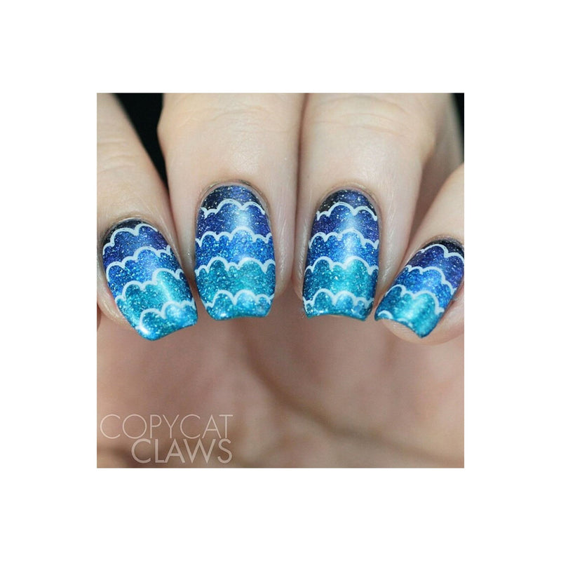 UberChic Beauty Collection 28 Stamping Plate Light Gray