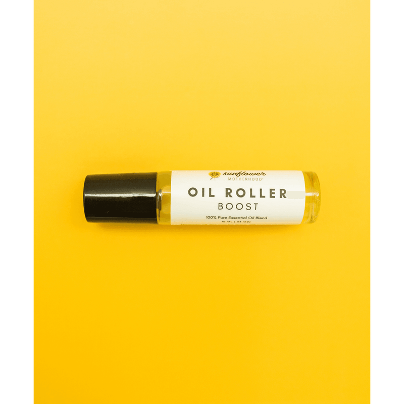 Sunflower Motherhood Boost Oil Roller Bath and Body Gold