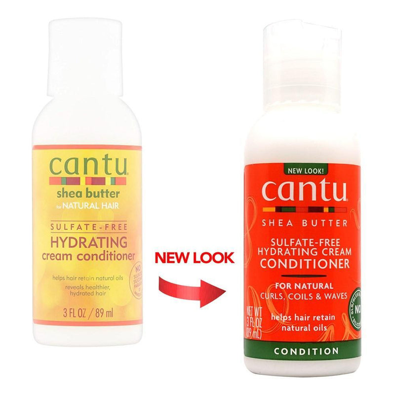 Cantu Cantu Shea Butter Hydrating Cream Conditioner, 3 Fl Oz Conditioners White Smoke