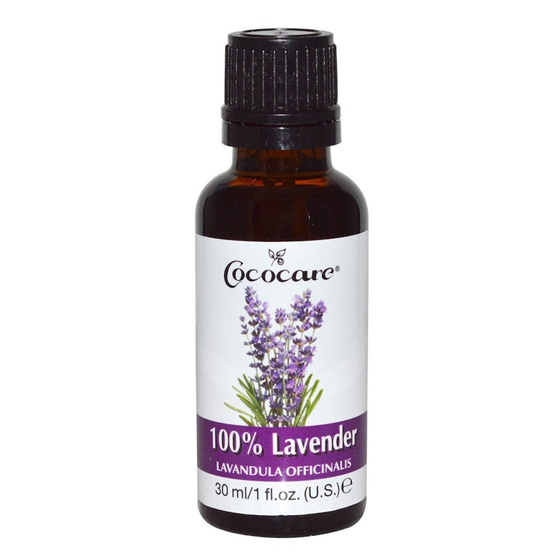 Cococare Cococare Lavender Oil - 100 Percent Natural - 1 Fl Oz Massage Oil White Smoke