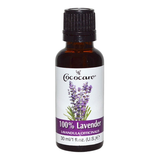 Cococare Cococare Lavender Oil - 100 Percent Natural - 1 Fl Oz Massage Oil White Smoke