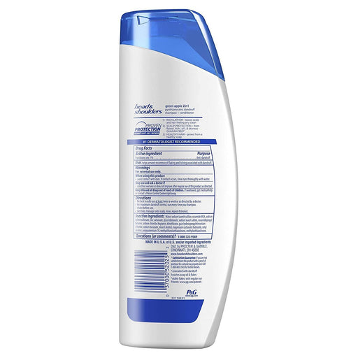 Head & Shoulders Head & Shoulders Men Shampoo Conditioner, Dandruff, Advanced 2 In 1, Refresh Shampoo & Conditioner White Smoke