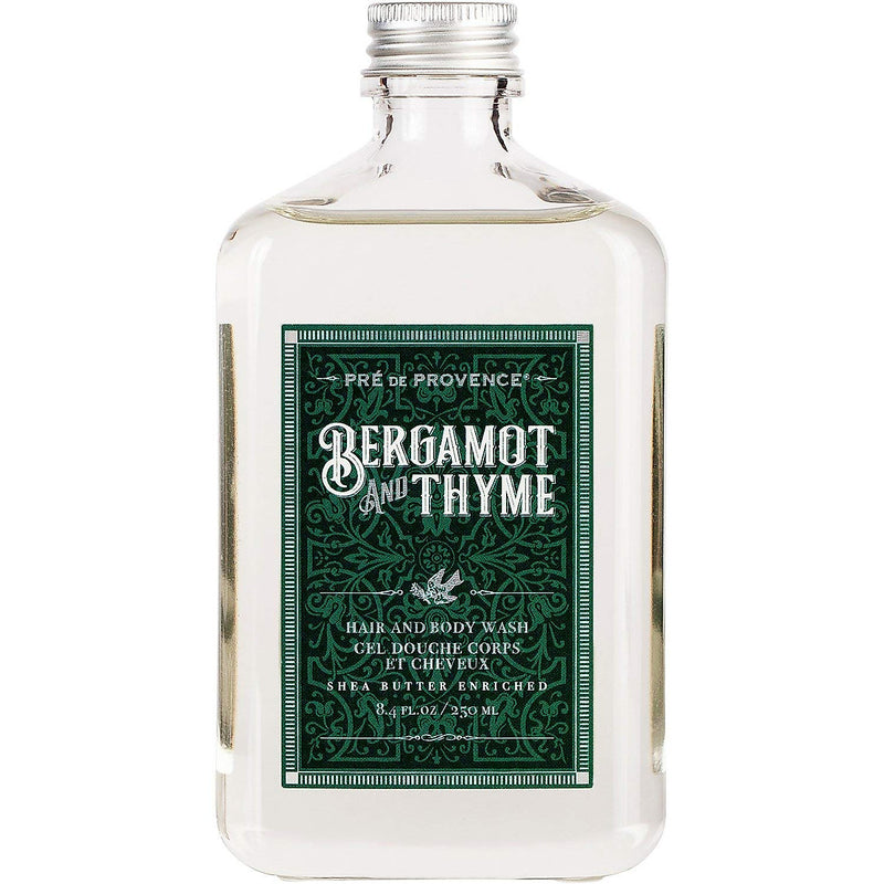 Pre de Provence Pre de Provence Mens Fragrance Hair And Body Wash Bergamot Thyme Body Wash White Smoke