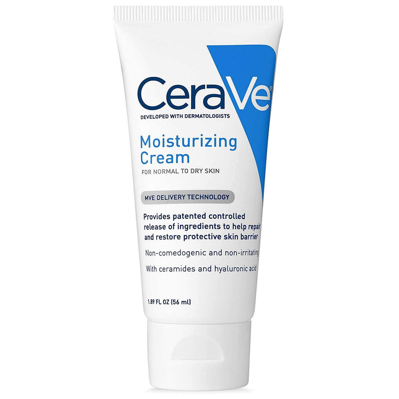 CeraVe CeraVe Moisturizing Cream For Normal To Dry Skin, Fragrance Free - 1.89oz Lotion & Moisturizer White Smoke