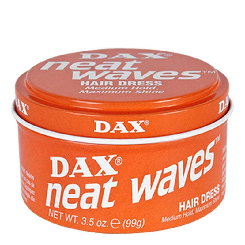 DAX DAX Neat Waves Hair Dress – 3.5 oz, Medium Hold Styling Wax for Waves Hair Care White Smoke
