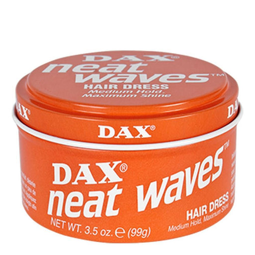 DAX DAX Neat Waves Hair Dress – 3.5 oz, Medium Hold Styling Wax for Waves Hair Care White Smoke