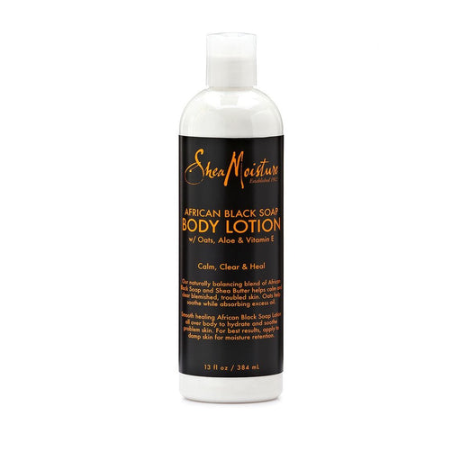 SheaMoisture SheaMoisture Body Lotion, Soothing, African Black Soap 13 Oz Lotion & Moisturizer White Smoke