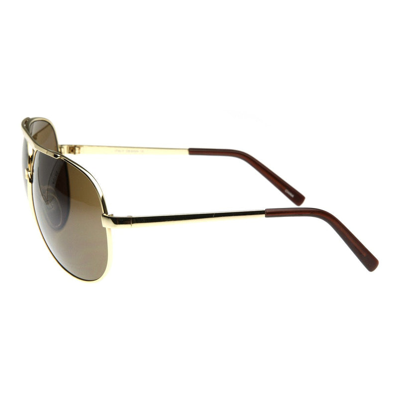 zeroUV Extra Large Metal Oversize Frame Aviator Sunglasses 1580 70mm Sunglasses White Smoke Gold Amber,Gunmetal Green,Gunmetal Smoke,Gunmetal Brown,Black Smoke