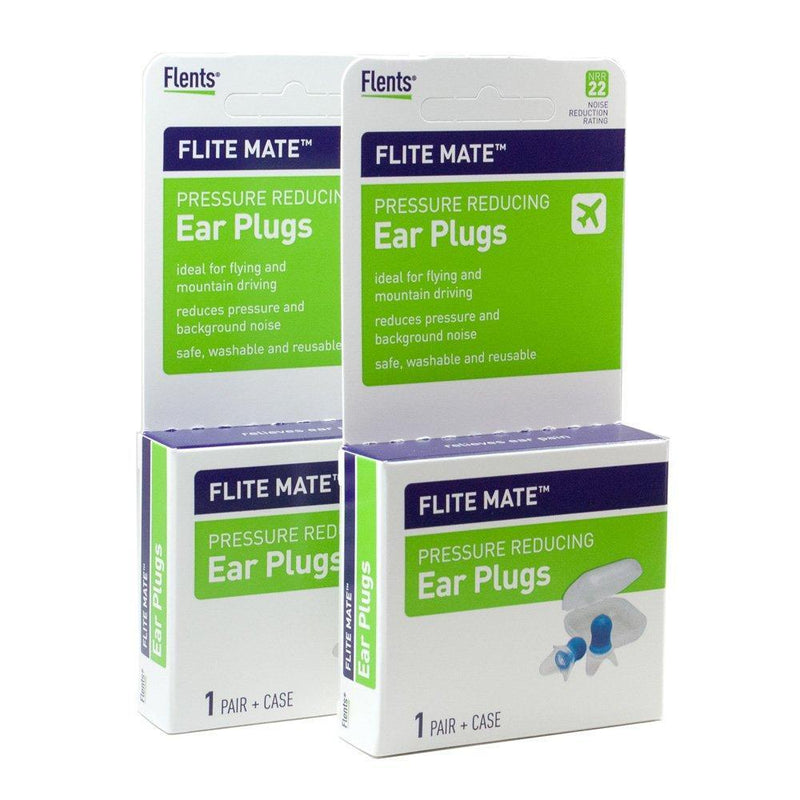 FliteMate FliteMate Flents Pressure Reducing Earplugs - 1 Pair Health & Beauty White Smoke