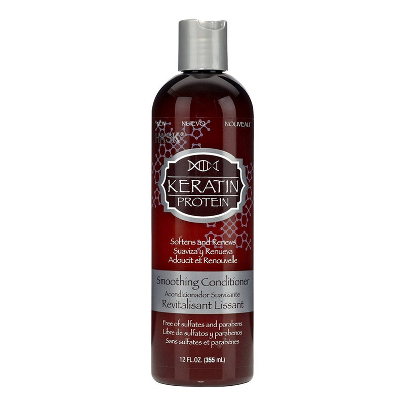 Hask Hask Keratin Protein Smoothing Conditioner - 12 Fl Oz Conditioners White Smoke