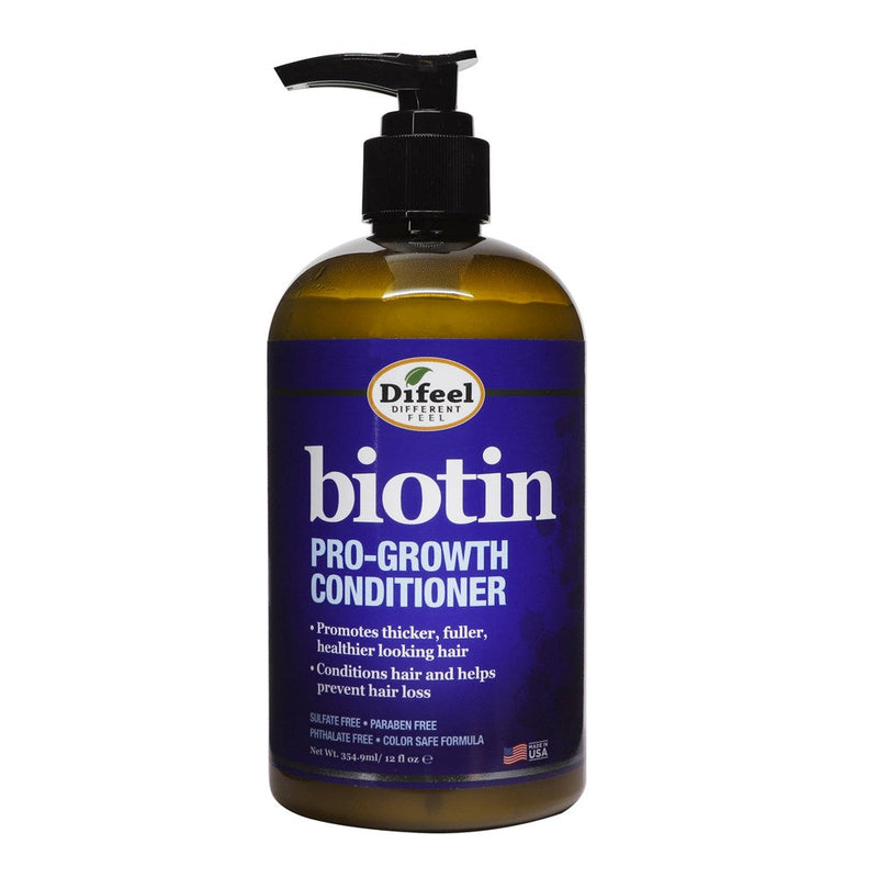 Difeel Difeel Biotin Pro-Growth Conditioner For Hair Growth 12 Oz Conditioners White Smoke