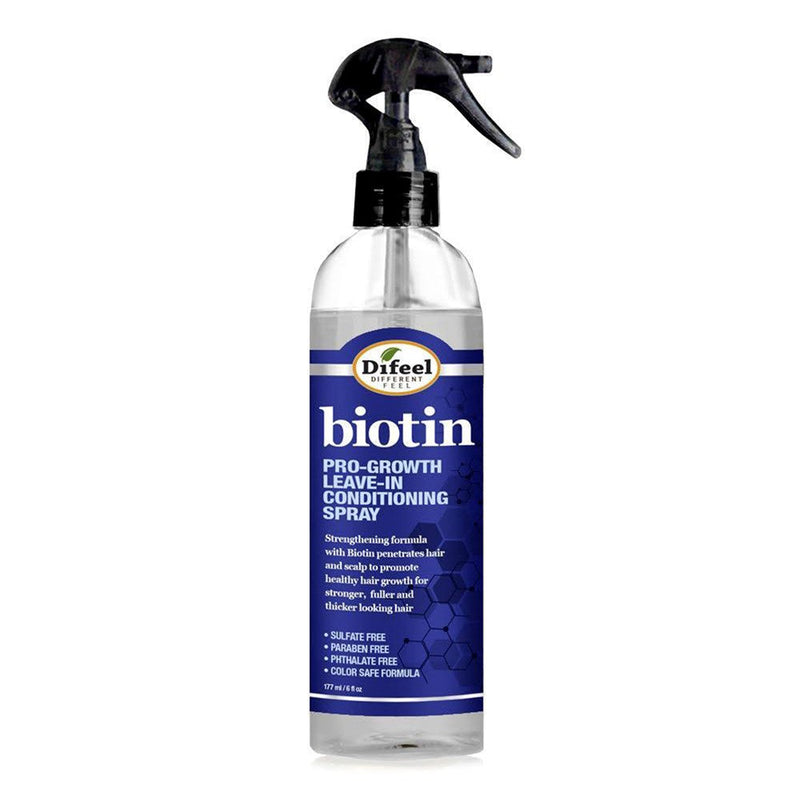 Difeel Difeel Pro-Growth Biotin Leave In Conditioning Spray 6 Oz Hair Care White Smoke