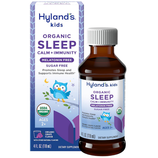 Hyland's Kids Hyland's Kids Organic Sleep Clam + Immunity Melatonin Free Liquid Snoring & Sleep Apnea Aids White Smoke