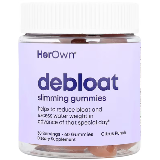 Her Own Her Own® Debloat Gummies – Bloating & Gas Relief (60 ct) Vitamins & Supplements Lavender
