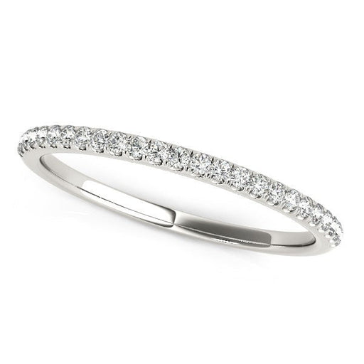 Bids.com 14k White Gold Diamond Wedding Band in Pave Setting (1/8 cttw) Rings White Smoke 3 / White Gold,3.5 / White Gold,4 / White Gold,4.5 / White Gold,5 / White Gold,5.5 / White Gold,6 / White Gold,6.5 / White Gold,7 / White Gold,7.5 / White Gold,8 / White Gold,8.5 / White Gold,9 / White Gold