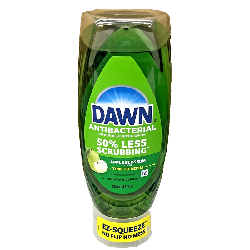 Dawn Dawn Antibacterial Apple Blossom Scent Hand Soap 14.7 Fl Oz Dish Detergent & Soap White Smoke